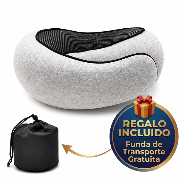 Almohada de Viaje Viscoelástica Ergonómica